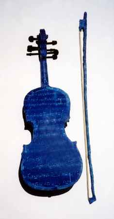 "Blue Notes" Violin - Back
